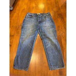 Madewell Blue Ankle Cropped Jeans